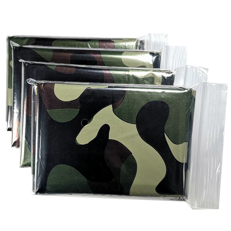 Bivy Bag Emergency - Couverture thermique d'urgence pliante, imperméable, coupe-vent,