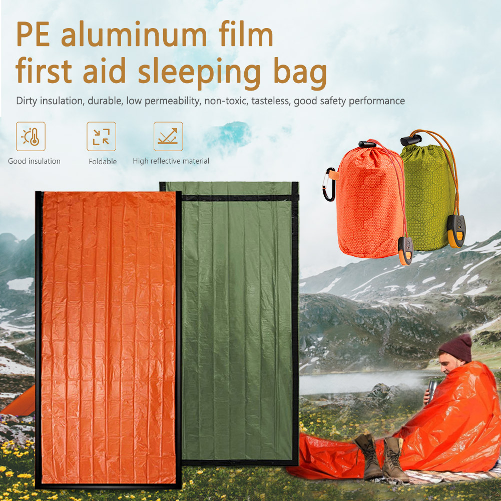 Bivy Bag Emergency - Sac de couchage thermique portable, couette,