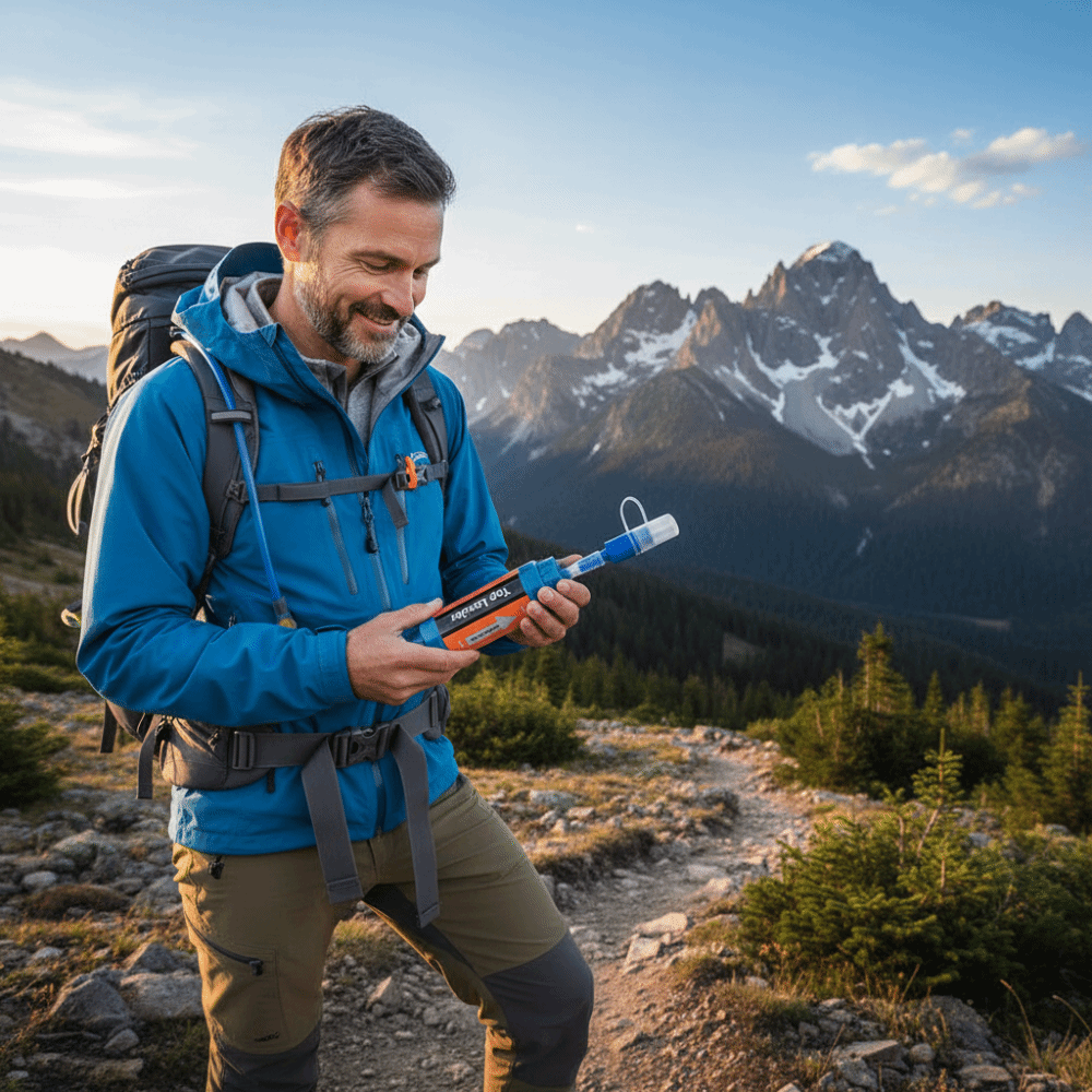 Mini Paille Filtrante Purifica - Water Purification Straw avis et prix
